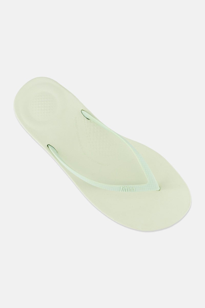 FitFlop Women Iqushion Ergonomic Slip On Slippers, Light Lime Green - Image 4