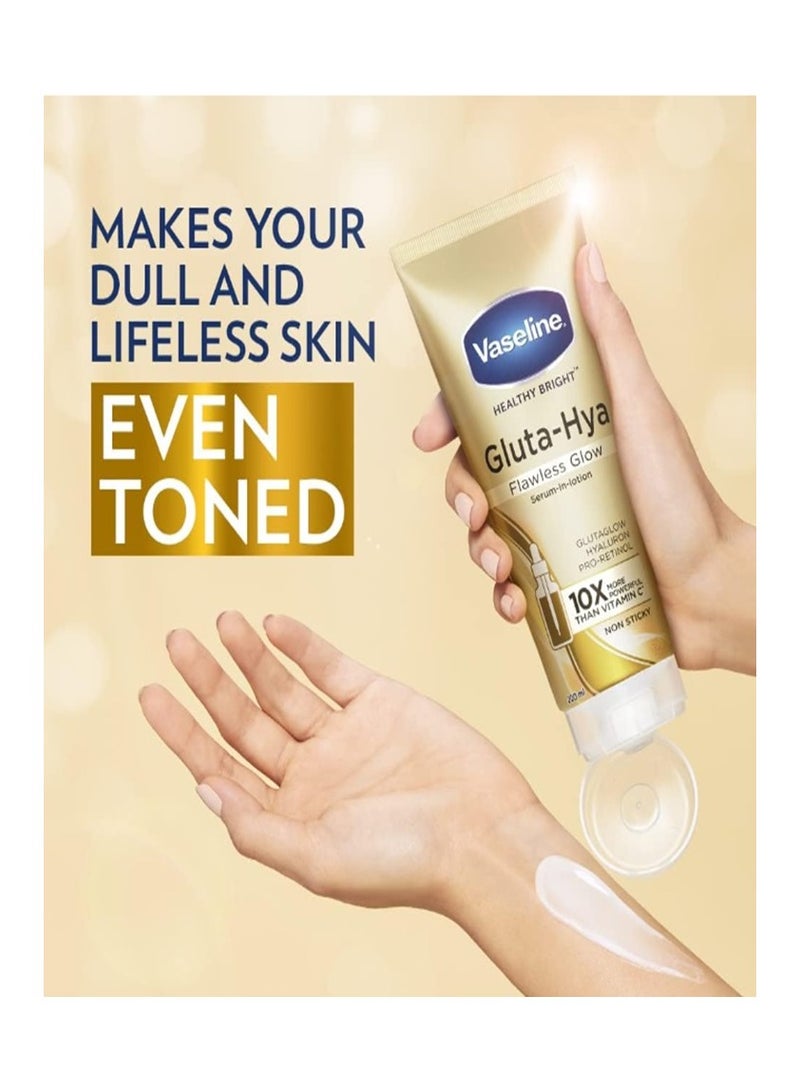 Vaseline Gluta-Hya Flawless Glow, 200ml + Vaseline Gluta-Hya Dewy Radiance, 200ml - Image 5