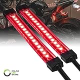 ONLINE LED STORE ONLINE LED STORE 2pc 5" Red LED Motorcycle Turn Signal & Brake Tail Light Strip Kit [IP68 Waterproof] [Single Row] [50%  - Image 1