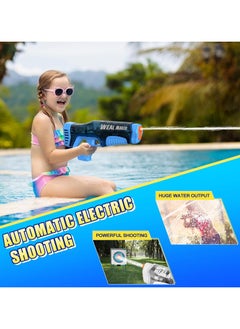 LIXES 2 Pack Fast Automatic Suction Electric Water Guns, High Power Automatic Squirt Water Gun for Kids  - Image 4