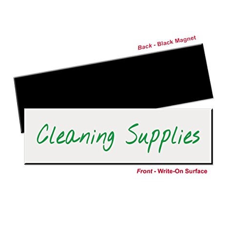 NapTags Write-On Magnetic Rack/Shelf Labels 6 x 2-10/Pk - Made in The USA! - Image 2