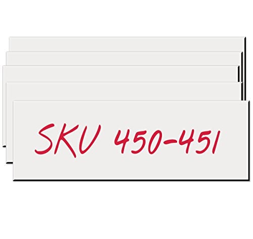 NapTags Write-On Magnetic Rack/Shelf Labels 6 x 2-10/Pk - Made in The USA! - Image 1