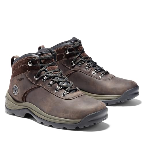 Timberland Men's Flume Mid Waterproof Hiking Boot, Dark Brown-NEW 2024, 11.5 - Image 4