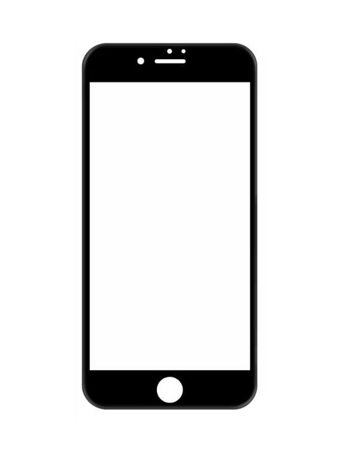 ديفيا واقي شاشة كامل من الزجاج المقوى ثلاثي الأبعاد بدون درزات لهاتف Apple iPhone 7 / مضاد لبصمات الأصابع / مضاد للخدش / شفاف للغاية / تصميم مضاد للانعكاس - أسود - Image 2