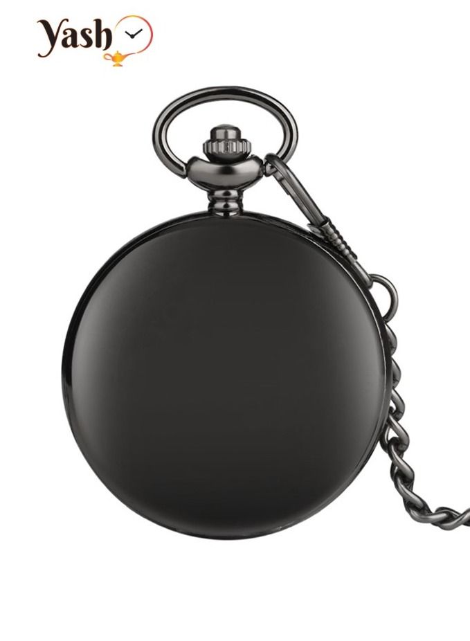 YASH Yash Retro Style I Love You Quartz Pocket Watch For Husband Wife Mom Dad Son Daughter Teacher With Chain And Yash Packaging  - Image 5