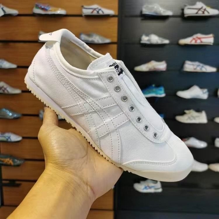 Onitsuka Tiger Tiger Summer Classic Slip-On Casual Canvas Shoes for Men and Women Couple Sports Style - Image 1
