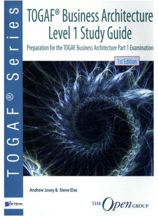 Togaf(r) Business Architecture Level 1 Study Guide: Preparation for the Togaf Business Architecture Pa - pzsku/ZD77CE923989A4647F131Z/45/_/1742889916/d46f4f26-eba9-4d16-8090-35d5a5664fe3