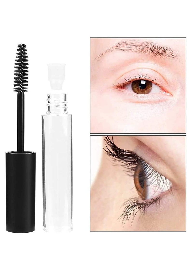 SYOSI - Empty Mascara Tube,  10ml Empty Mascara Tube with Eyelash Wand, Wand Eyelash Cream Container Bottle with Funnels Transfer Pipettes for Castor Oil, Ideal Kit for DIY Cosmetics, 2 Pcs - Image 1