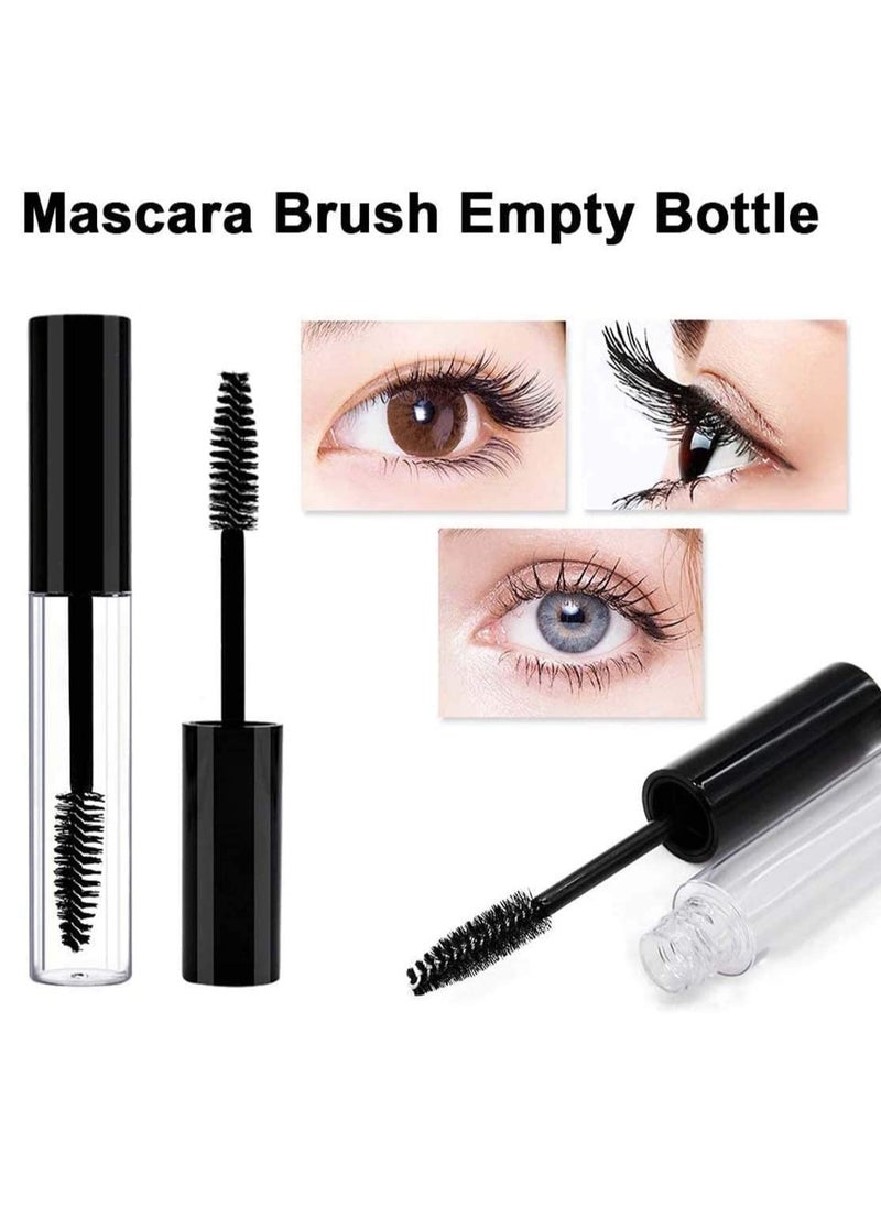 SYOSI - Empty Mascara Tube,  10ml Empty Mascara Tube with Eyelash Wand, Wand Eyelash Cream Container Bottle with Funnels Transfer Pipettes for Castor Oil, Ideal Kit for DIY Cosmetics, 2 Pcs - Image 1