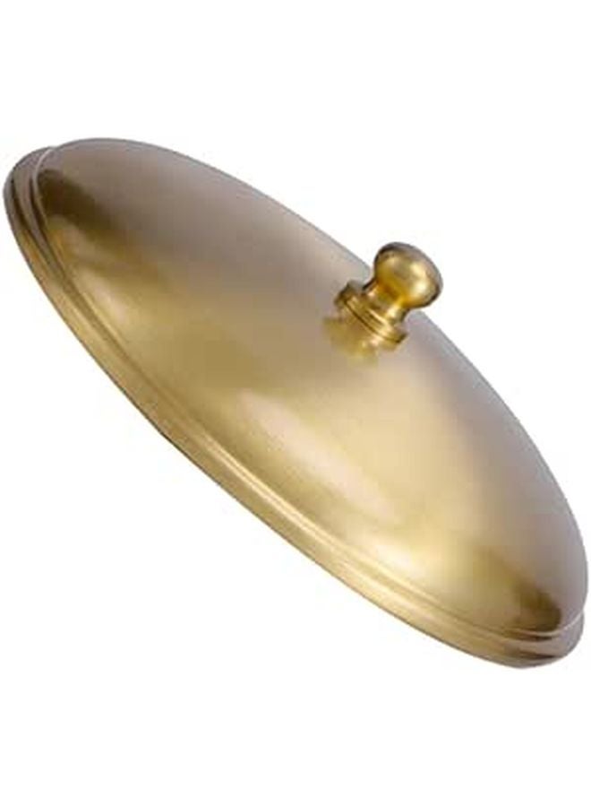 Brass Smokeless Ashtray Lid Dome Cover Medium Size Indoor Outdoor Home Use - Image 1