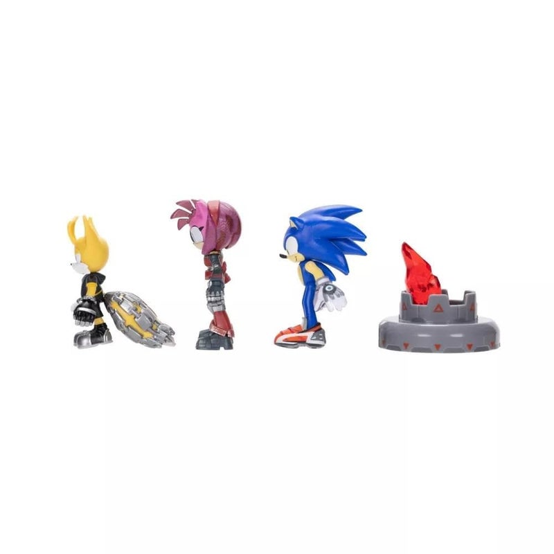 Sonic Prime 2.5" Figure Multipack with Sonic, Tails Nine & The Prism Shard with display base! - Image 4