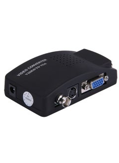 BNC / S-Video to VGA Video Converter(US Plug)