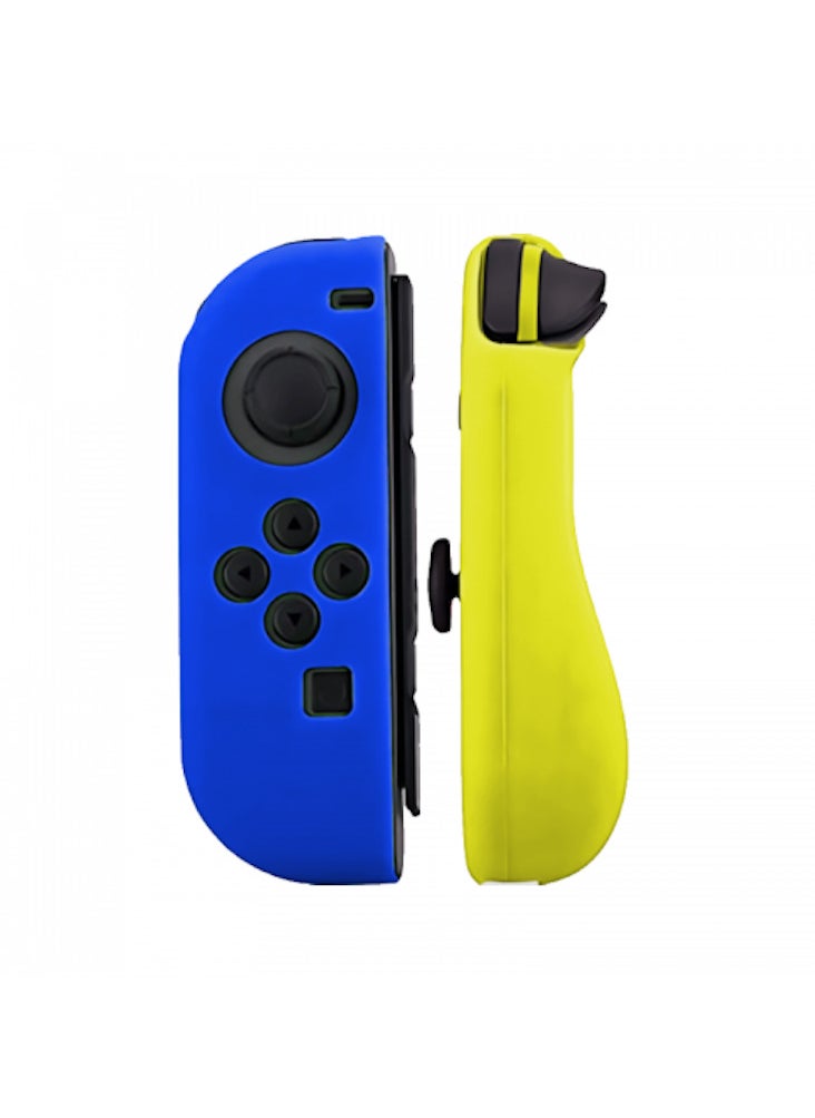 Generic Nintendo Switch Joy-Con Cover Case for Nintendo Switch (OLED Model) - Yellow And Blue 
