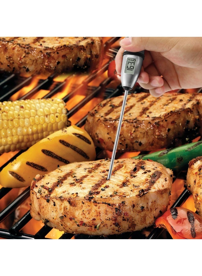 ThermoPro Tp-02S Instant Read Meat Thermometer Digital Cooking Food Thermometer With Super Long Probe For Grill Candy Kitchen Bbq Smoker Oven Oil Milk Yogurt Temperature - Image 4