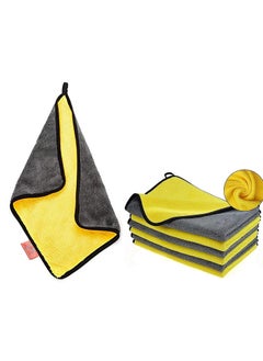 WolkomHome WolkomHome Microfiber Cloth Professional Grade Premium 800 GSM Heavy Double Sided for Car Cleaning and Home Kitchen Office Baby Towels Cloth 40cm x 40cm 1pc Color as Per Availability 