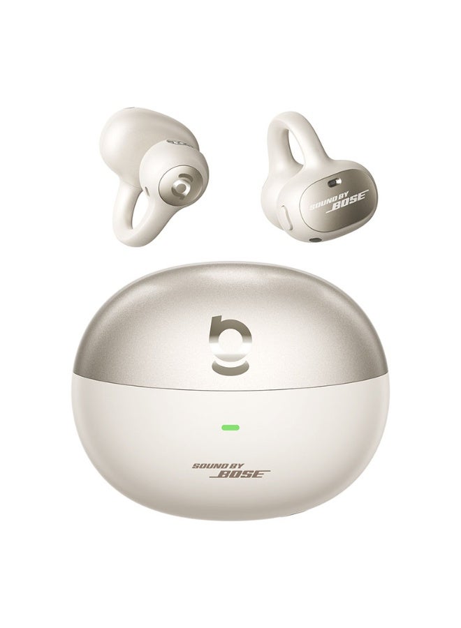 Baseus Inspire XC1 Open-Ear True Wireless Earbuds with Sound by Bose & Dolby Audio, IP66 Water & Dust Resistant, Clear Calls, Long-Lasting Battery-white Off White - Image 1