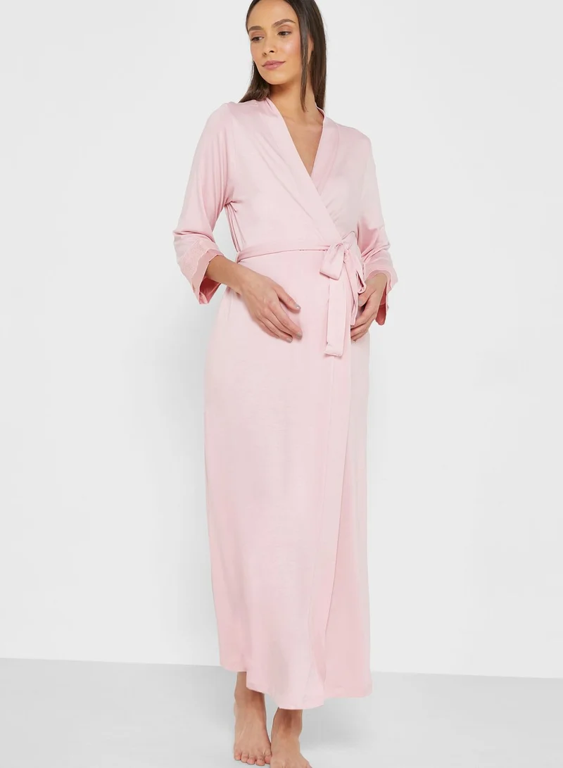 Catherine Belt Detail Knitted Robe