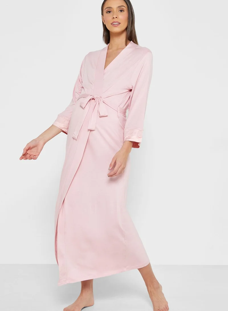 Catherine Belt Detail Knitted Robe