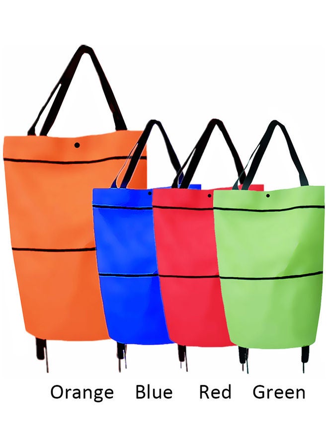 Loquat Shopping Cart Reusable Grocery Bag Red 40x3.5x16cm - Image 2