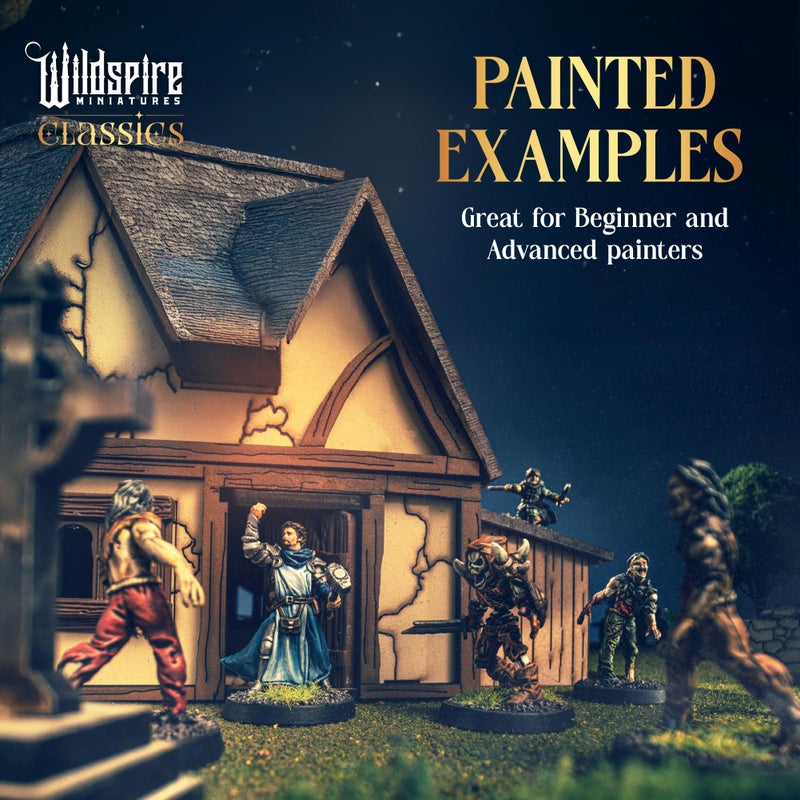 Wildspire Classic Encounters - Essential Set - 65 Iconic DND Miniatures Bulk Monsters, 28mm, Unpainted Tabletop RPG DND Minis Figures, Dungeons & Dragons D&D Miniatures, Fantasy D&D Figures, Assembled Unprimed - Image 5