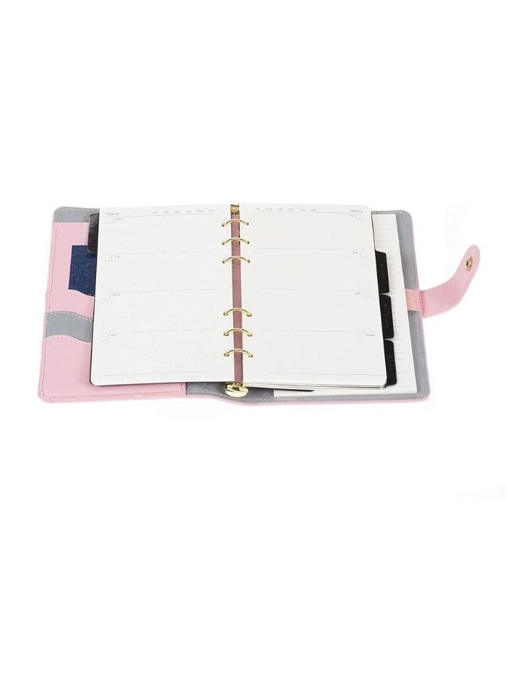 Collins Debden Collins Hardcover Undated Week to View Personal Organiser  Pink - Image 3