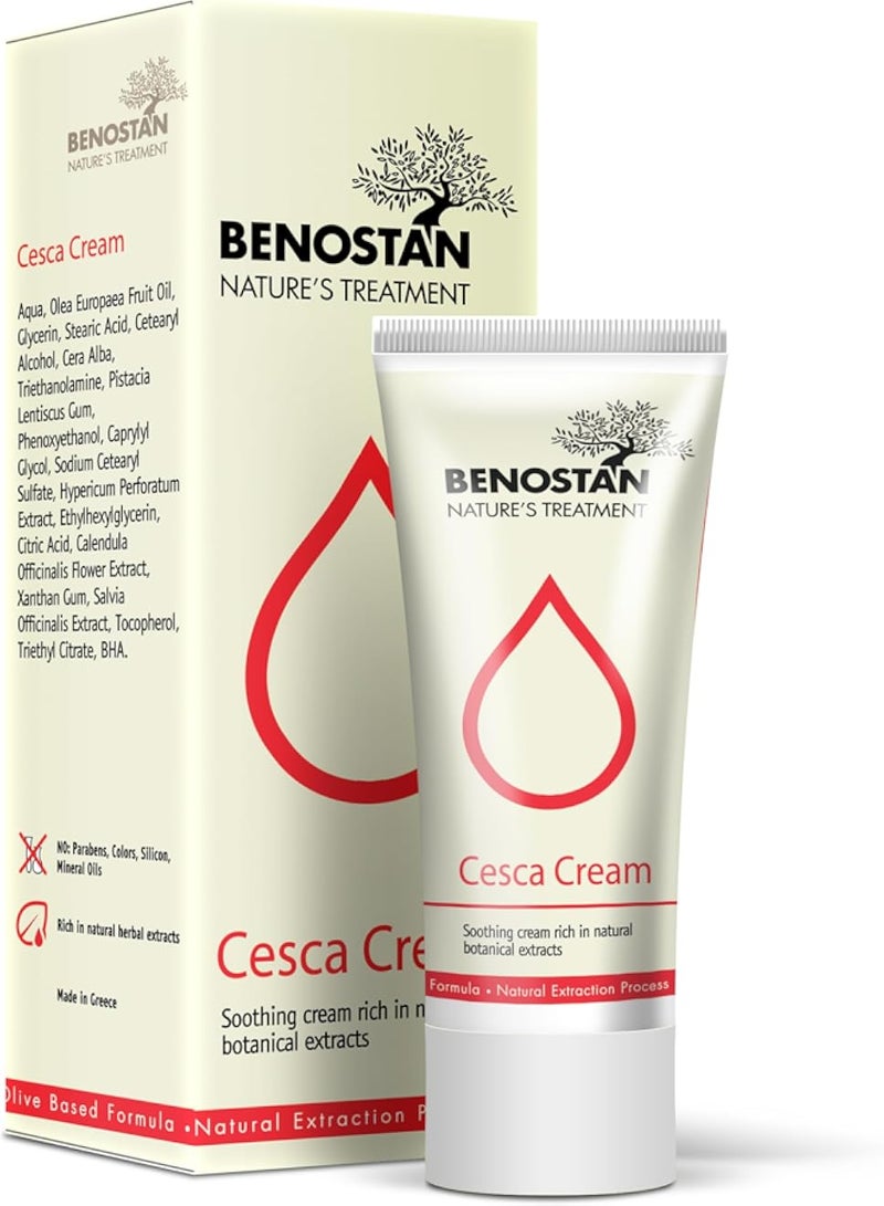 Benostan Cesca Cream for Women – 30 ml | External Feminine Care & Comfort Cream | Soothing & Moisturizing Formula