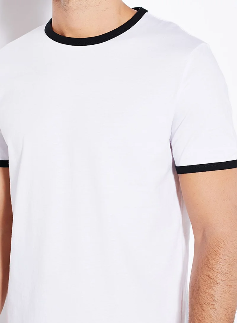TOPMAN Ringer Slim Fit T-Shirt