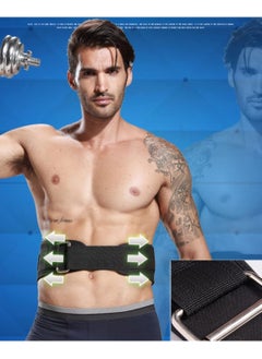 Generic Back Support Lumbar Support Belt Lower Back Brace for Pain Relief Sciatica Herniated Disc Scoliosis Posture Correction Adjustable Mesh Support Straps for Men Women Fitness Waist Protection (Black, L)  - Image 3