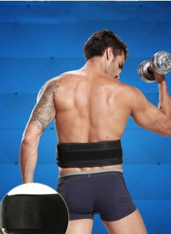 Generic Back Support Lumbar Support Belt Lower Back Brace for Pain Relief Sciatica Herniated Disc Scoliosis Posture Correction Adjustable Mesh Support Straps for Men Women Fitness Waist Protection (Black, L)  - Image 4