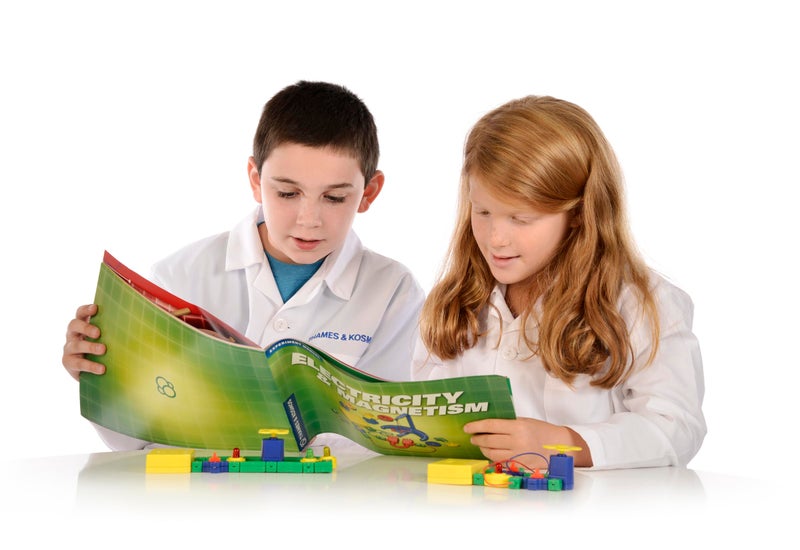 Thames & Kosmos Electricity & Magnetism Science Kit | 62 Safe Experiments Investigating Magnetic Fields & Forces for Ages 8+ | Assemble Electric Circuits with Easy Snap-Together Blocks - Image 4