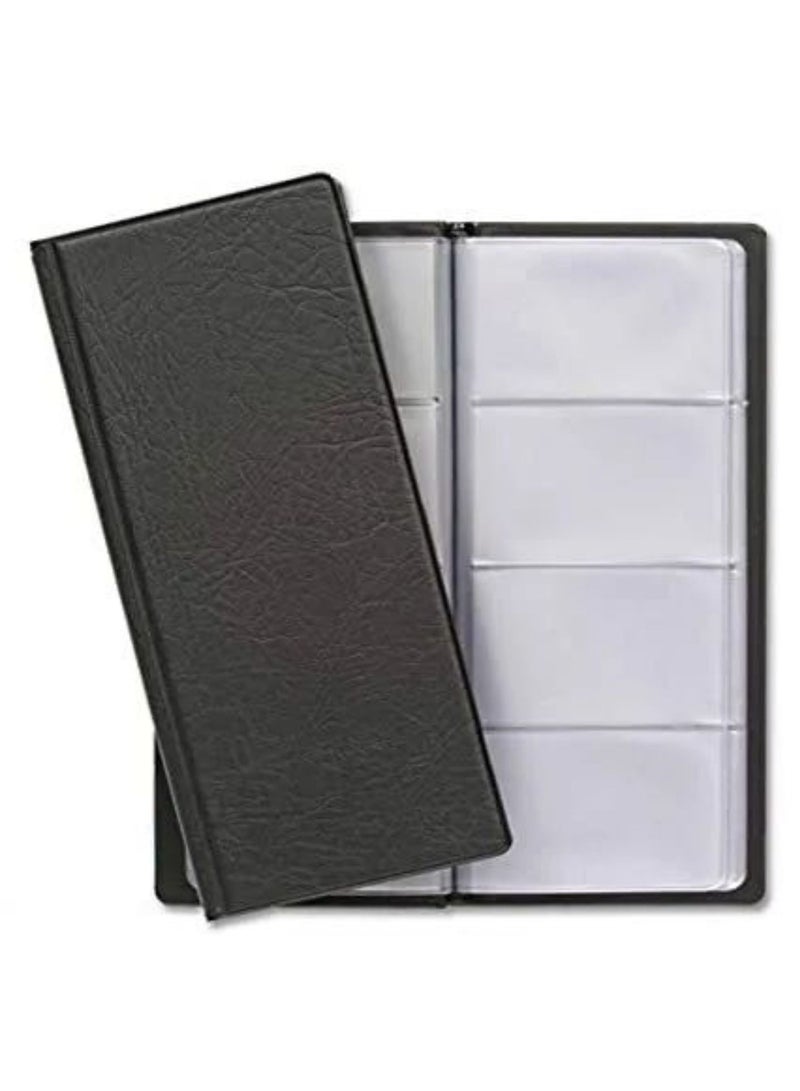 موديست حامل بطاقات زيارة متواضع بسعة 320 بطاقة باللون الأسود - Image 1