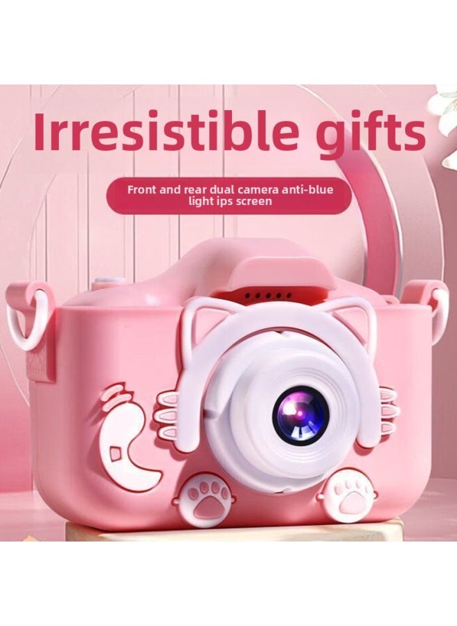 Generic Kids Camera HD Toy Photographable Girl Birthday Gift Digital Camera-Body Color:Dual Camera 9600w Monster Pink + 128g + Can Be Connected To Mobile Phone  - Image 3