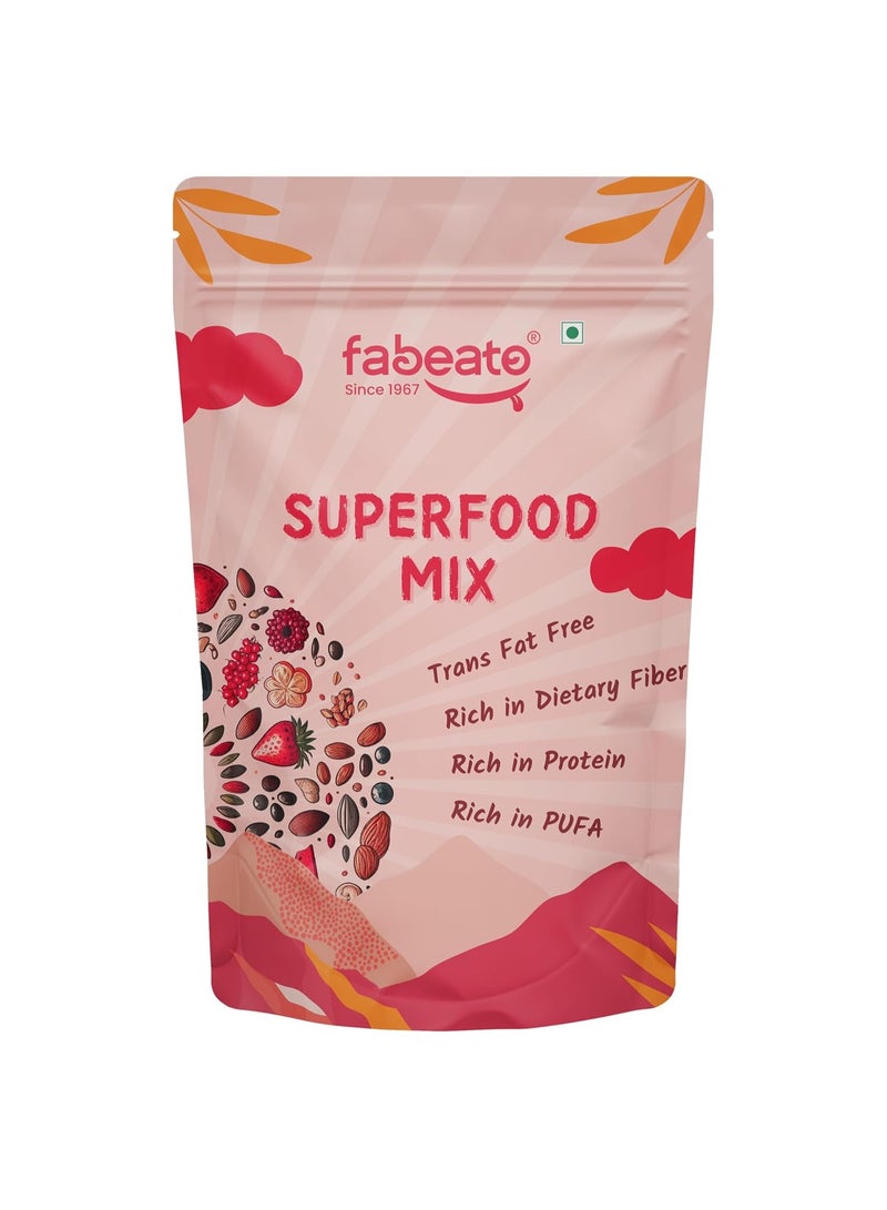 15-In-1 Premium Superfood Mix 200g |Trail Mix |Nuts, Dry Fruits, Seeds and Berries | Rich in Dietary Fiber, Rich in Protein|Trans Fat free|Rich in PUFA - Image 1
