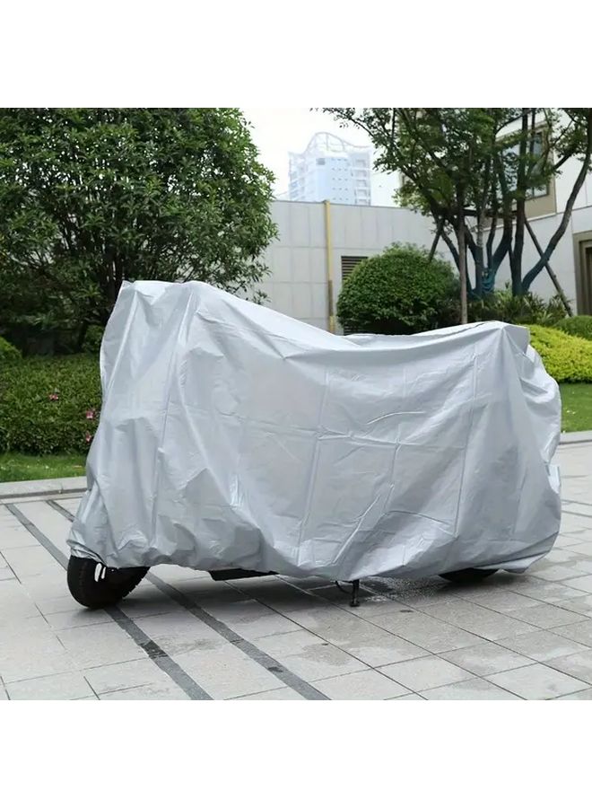Thickened EVA Motorcycle Bicycle Cover Waterproof Snowproof All Season 86 61x47 24 Inch Gray - Image 5