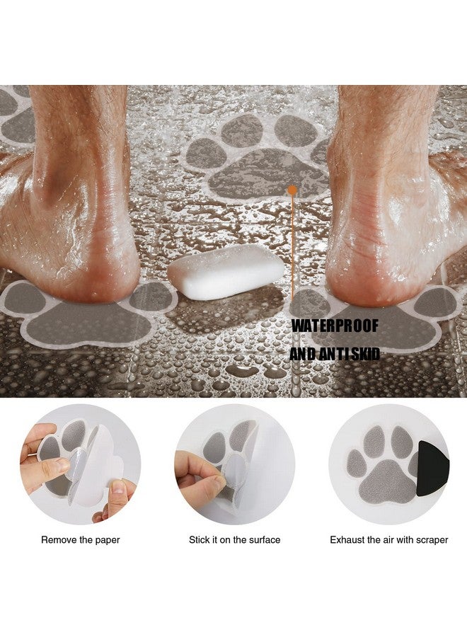Secopad 20 PCS Original Non-Slip Bathtub Stickers, Large Safety Bathroom Tubs Showers Treads Adhesive Decals with Scraper - Image 3