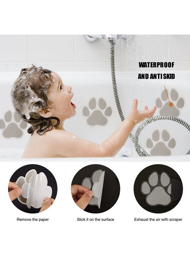 Secopad 20 PCS Original Non-Slip Bathtub Stickers, Large Safety Bathroom Tubs Showers Treads Adhesive Decals with Scraper - Image 5