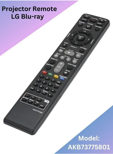 Theater Remote Control For LG Blu-ray DISC Home  System DVD Home Theater Model AKB73775801 Projector Remote Compatible with LHB655 S65T1-S S65T1-C S65T1-W BH5140S S54S1-S S54T1-W BH5440P