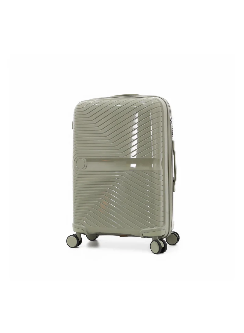 فانكل FANCL 4-Piece Hard-Side Polypropylene Luggage Set – Lightweight, Durable, Spinner Trolley with TSA Lock,Olive (BC-12"S-20",M-24",L-28",XL-32")