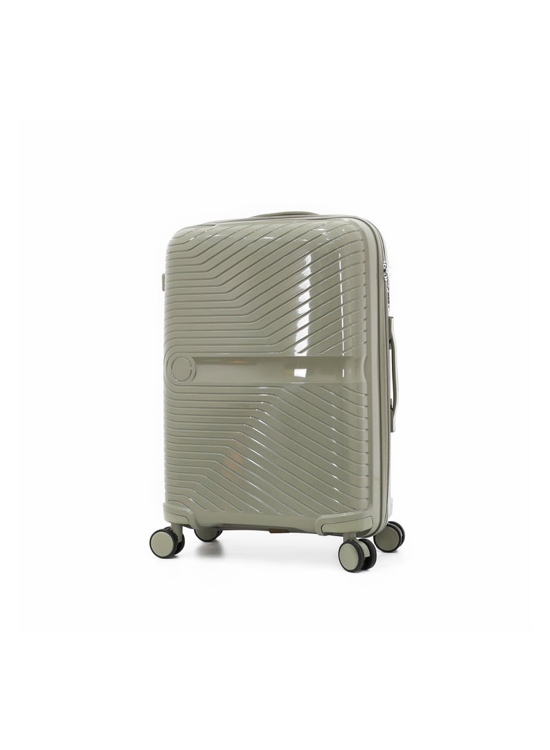 Fancl FANCL 3-Piece Hard-Side Polypropylene Luggage Set – Lightweight, Durable, Spinner Trolley with TSA Lock,Olive (BC-12"S-20",M-24",L-28",XL-32")  - Image 2