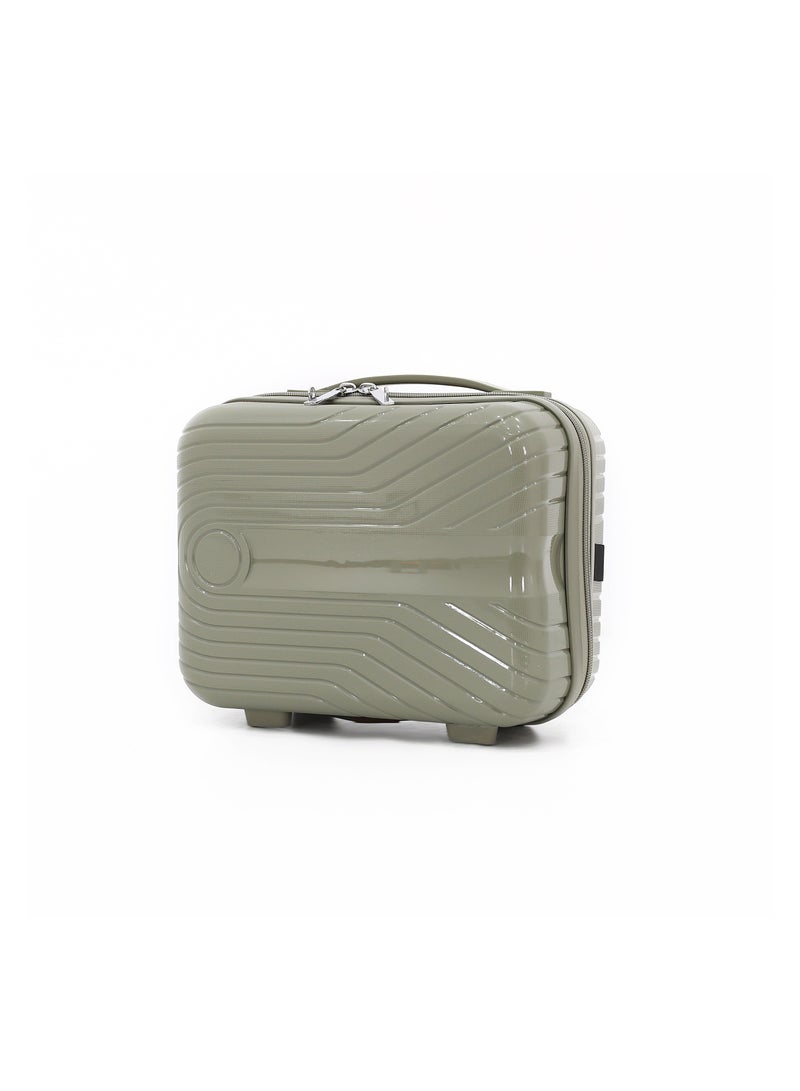 Fancl FANCL 3-Piece Hard-Side Polypropylene Luggage Set – Lightweight, Durable, Spinner Trolley with TSA Lock,Olive (BC-12"S-20",M-24",L-28",XL-32")  - Image 3