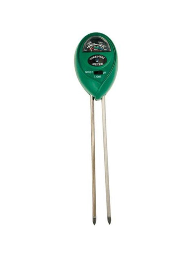 NIBEMINENT 3-In-1 Digital Garden Soil Moisture Themometer Green 10centimeter - Image 1
