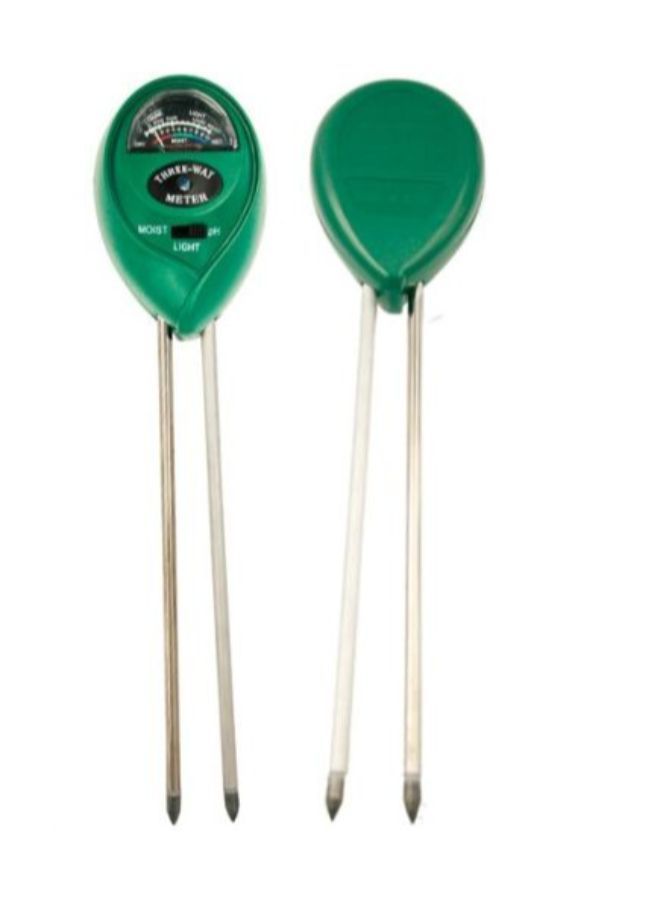 NIBEMINENT 3-In-1 Digital Garden Soil Moisture Themometer Green 10centimeter - Image 2
