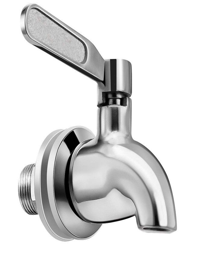 Vila Replacement Spigot for Beverage & Water Dispenser, Stainless Steel No-Rust Spout Faucet, Excellent Continuous Flow, Sturdy Alternative for Flimsy Plastic Taps, Fits Most Water Jugs, Mason Jars - Image 1