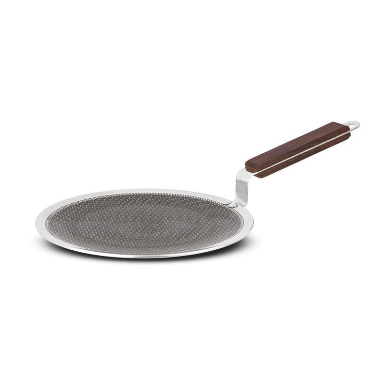 Orange مقلاة تيفال ثلاثية الطبقات من الفولاذ المقاوم للصدأ 25 سم غير لاصقة | مقاومة للخدوش | مناسبة للطهي بالحث | مقبض بارد مثبت | سمك 2.5 مم | ضمان 5 سنوات - Image 1