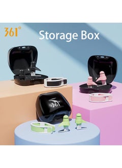 361 Degrees 3-Piece Set Of Swimming Silicone Nose Clip Earplugs for Children Soft Anti Choking Water Professional Swimming Diving Security Pool Accessories With Storage Box  - Image 3