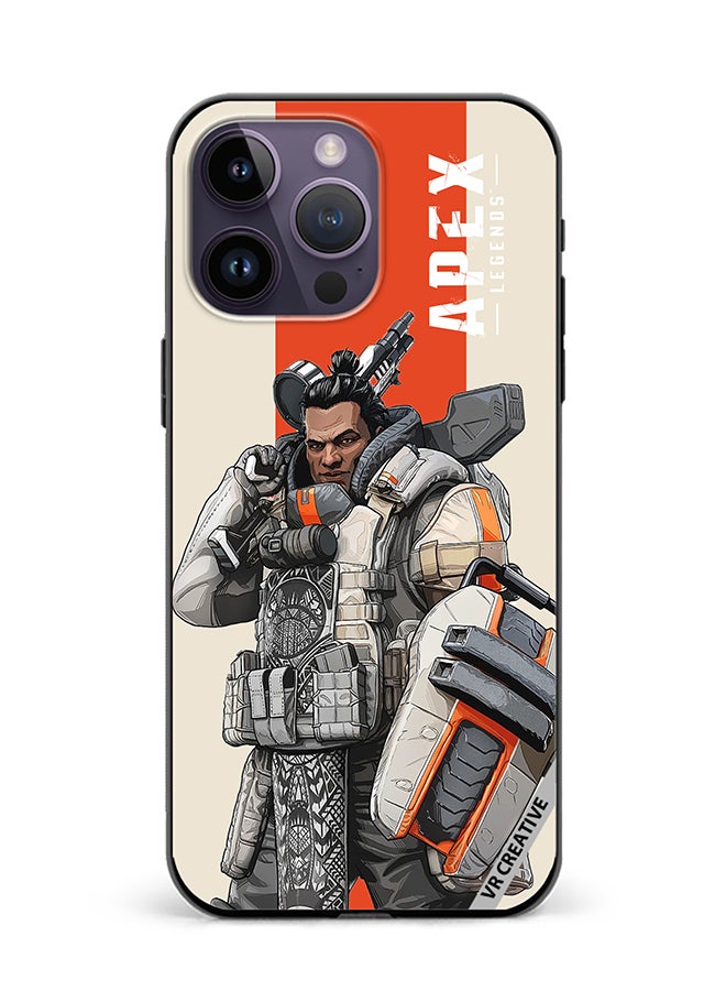 VR CREATIVE Protective Case Cover For Apple iPhone 16 Pro Apex Legends Gibby Design Multicolour - Image 1