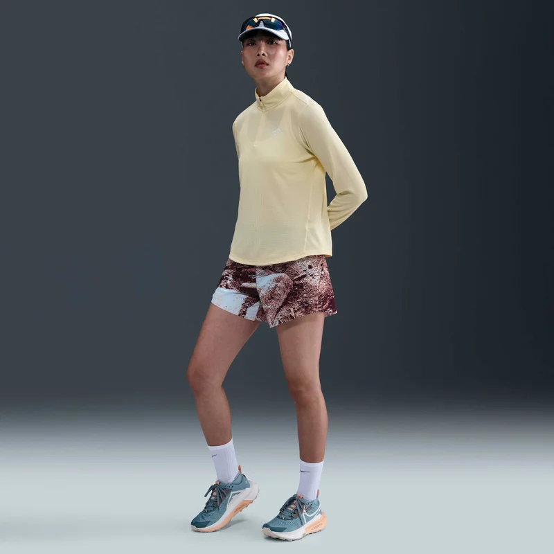 Nike Beige Women's Trail Dri-FIT Running Top for Women | Best Price UAE
