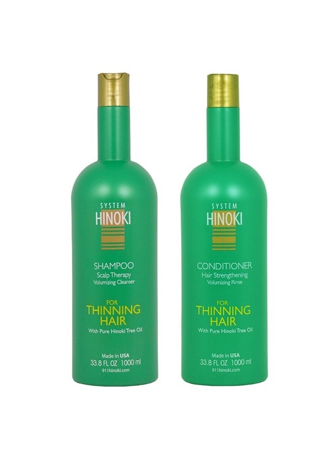 System Hinoki Shampoo & Conditioner 33.8oz Duo"Set"