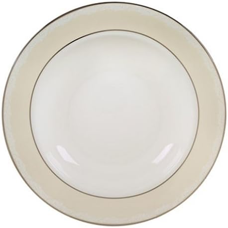 Lenox Faith Platinum Banded Bone China Pasta BowlRim Soup