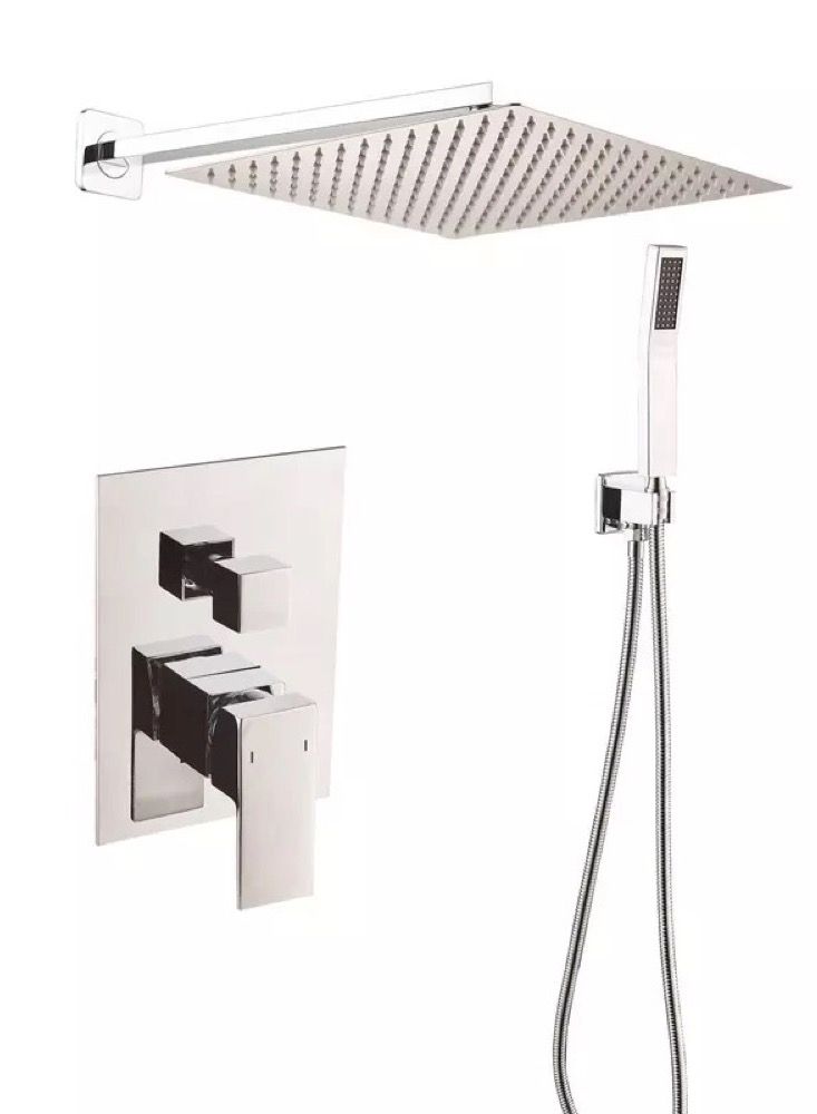 HESANIT Infinity Concealed Bathroom Shower Mixer With Diverter - Image 3